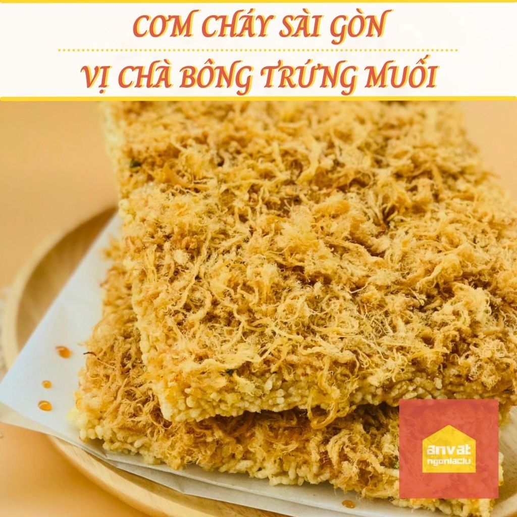 250G CƠM CHÁY CHÀ BÔNG TRỨNG MUỐI SẠCH NGON AN TOÀN