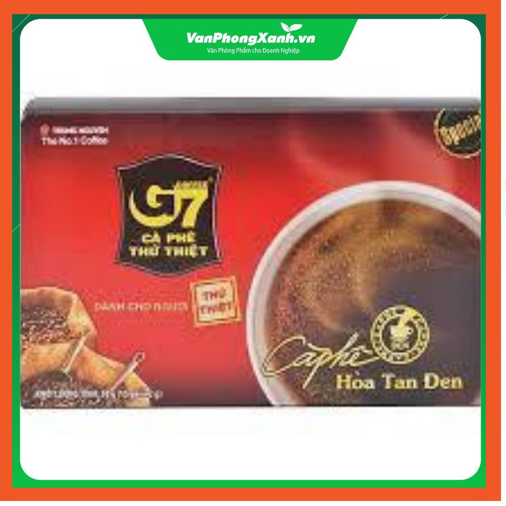 Cà phê đen hòa tan không đường G7 (15 gói)