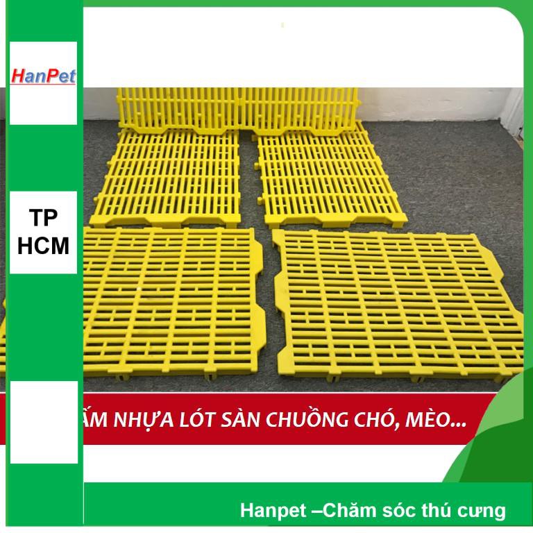 Tấm nhựa ghép sàn chuồng chó mèo 40x55cm (Loại 1 nặng 1,4kg)Sàn nhựa chó siêu bền bảo hành 12 tháng