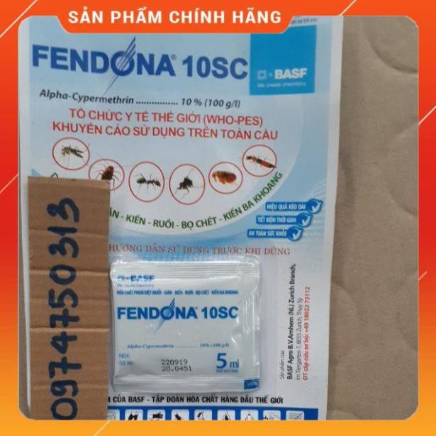 Thuốc diệt muỗi, kiến, gián, bọ chét PENDONA 10SC gói 5ml