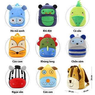 Balo KaKoo hình thú - Balo cho bé mẫu giáo từ 2-5 tuổi - Loại 1 - Chất đẹp