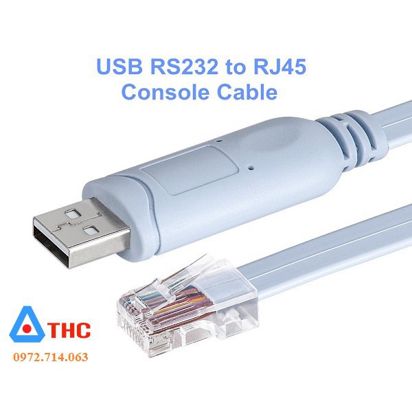 Cáp lập trình cisco - console USB to RJ45