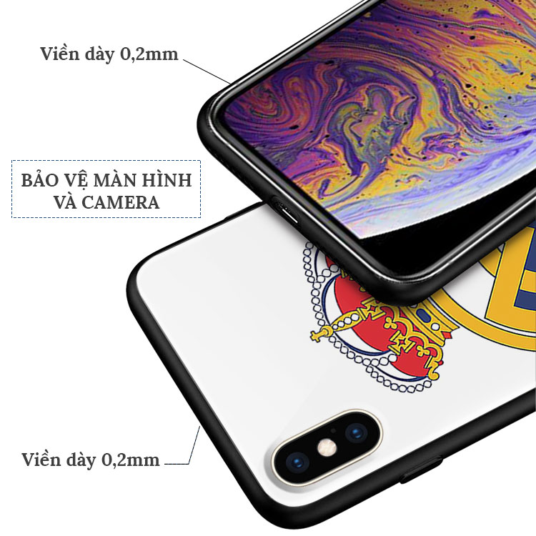 Ốp Đt Ip Xs In Hình Bóng Đá CASESPOT Cho Iphone 12 12 Pro 12 Pro Max 7 8 7Plus 8Plus X Xs Xr Xs Max 11 11 Pro 11 Pro Max