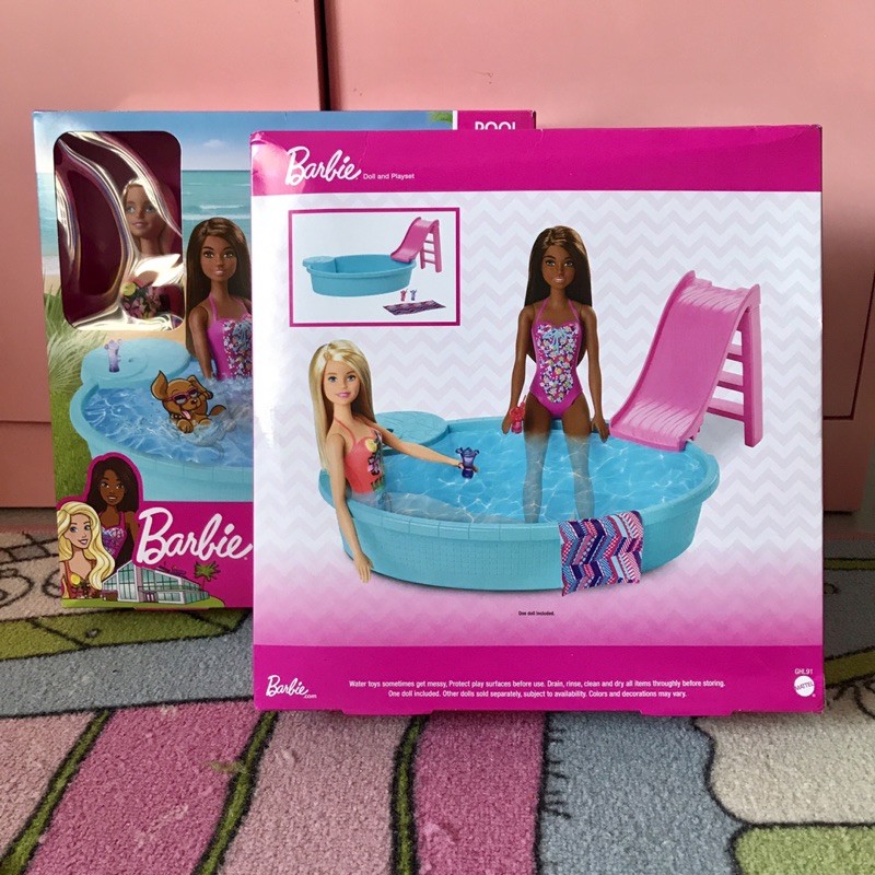 Bộ Đồ Chơi Hồ Bơi Và Bồn Tắm Cho Búp Bê Barbie