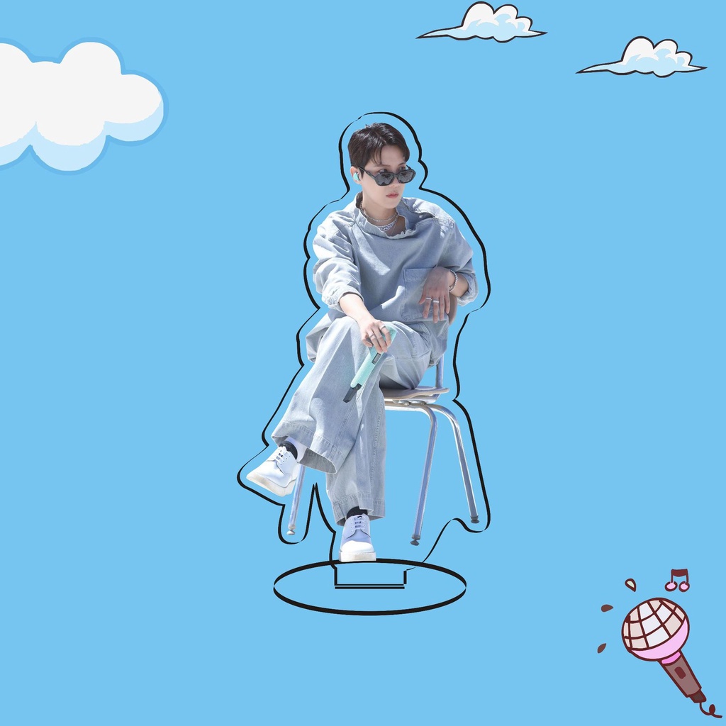 M&amp;b Mô Hình Acrylic Nhân Vật JIN RM J-HOPE SUGA V JIMIN JUNGKOOK Nhóm Nhạc BTS