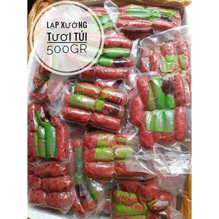Lap xưởng tươi thịt nạc 500g.(giao hỏa tốc)