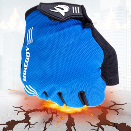 Găng Tay Xe Đạp Chuyên Dụng Hở Ngón Cao Cấp Loại 1, Găng Tay Tập Gym Nam Nữ Bikeboy