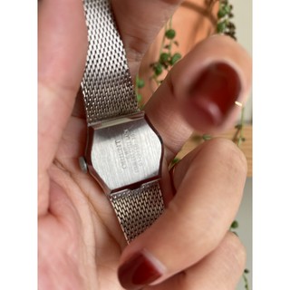 ĐỒNG HỒ NỮ DÂY LỤA ORIENT CƠ CÓT BỌC VÀNG TRẮNG MÁY NHẬT.