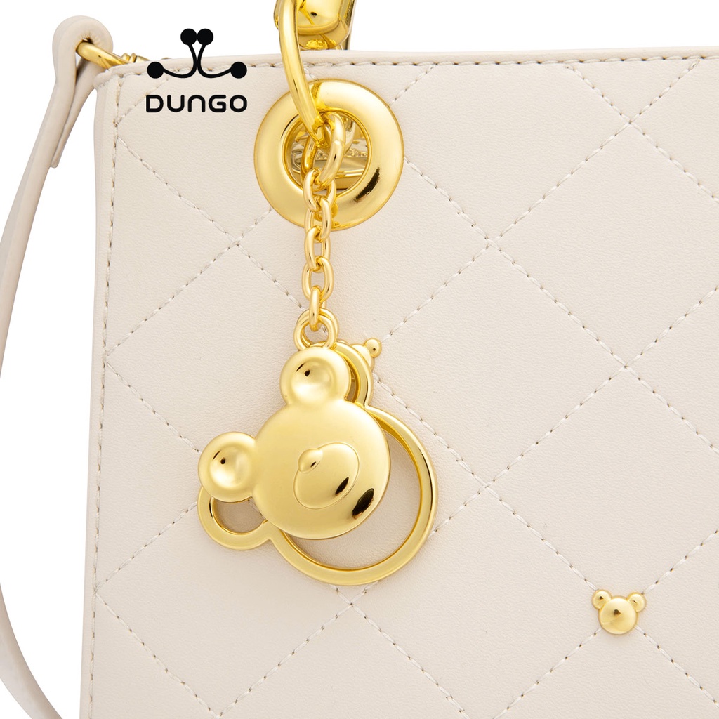 Túi Xách JUST STAR Trắng Charm Gấu JU172633-48