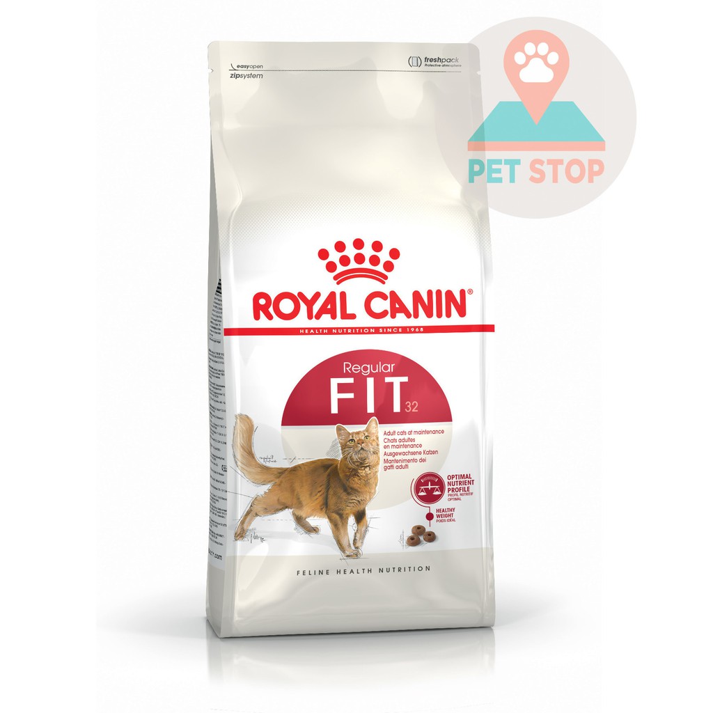 Hạt Royal Canin Fit cho mèo năng động trên 12 tháng tuổi túi 1kg zip trong