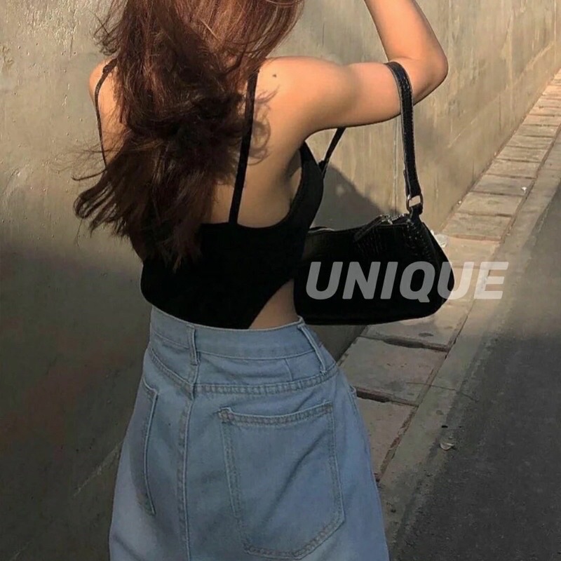 Áo body, bodysuit Marry, áo hai dây,A001