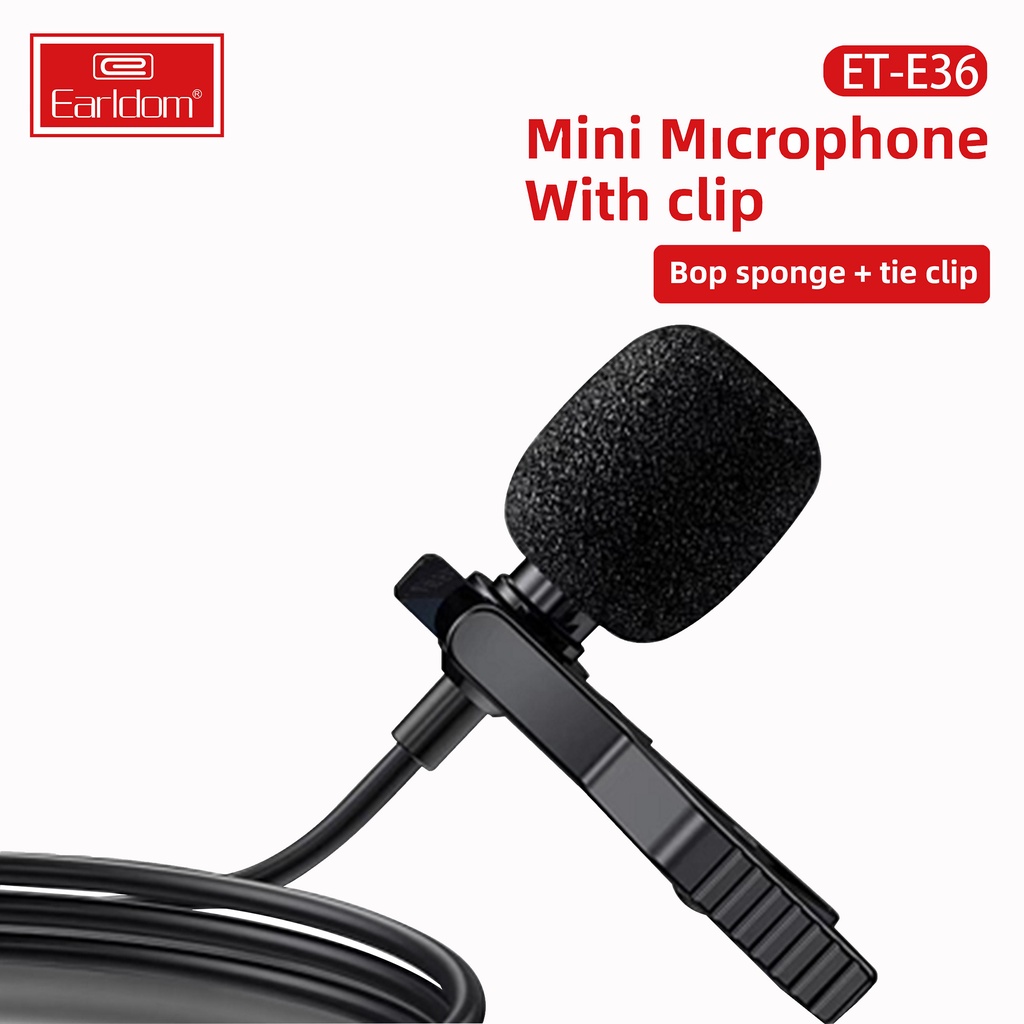 Mic thu âm cổ áo cho Iphone E36, Micro ghi âm chân Lightning cho các đời Ip 5/6/7/8/x/xs/xr/11/12