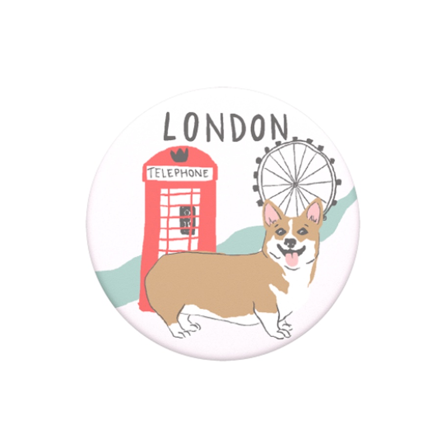 Giá đỡ điện thoại thông minh Popsockets London OW - Hàng Chính Hãng