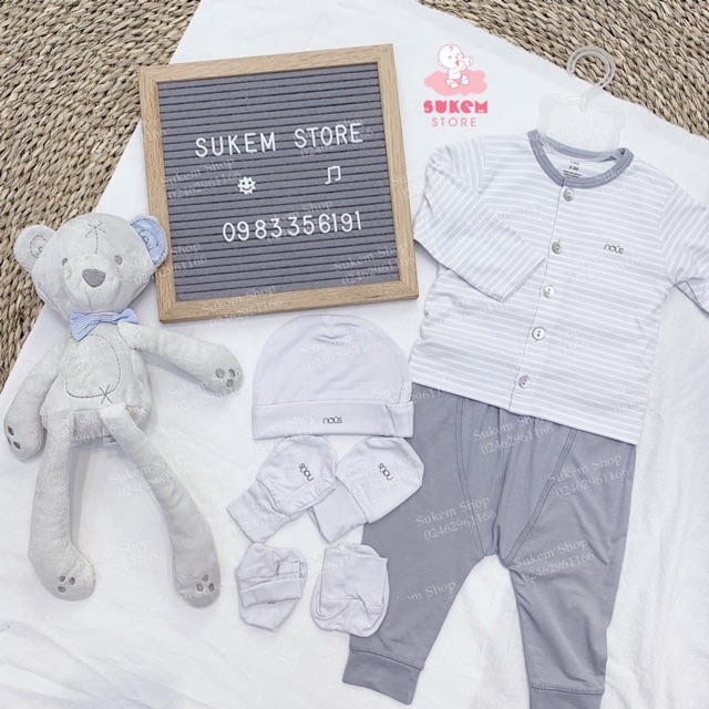 Bộ nous thu đông  cài thẳng peptit