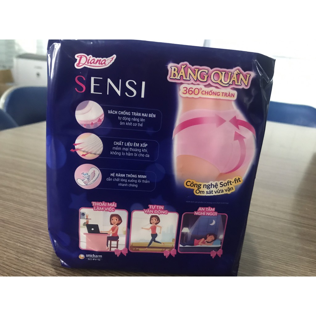BVS SENSI DẠNG QUẦN GÓI 5 MIẾNG
