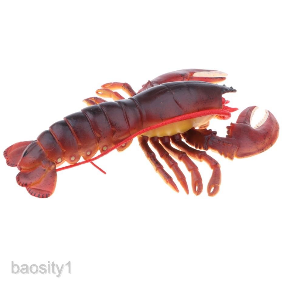 Mô hình con tôm hùm đỏ bằng nhựa dùng trang trí