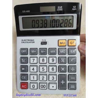 Máy tính cầm tay DS480 - Máy tính tiền nhỏ gọn, tiện lợi, số to, phím bấm êm