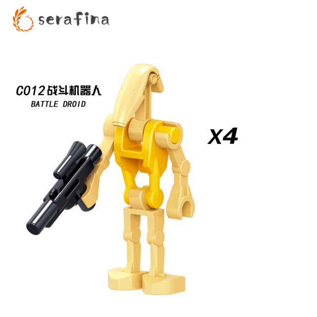 Mô Hình Lego Nhân Vật Trong Phim Star Wars Droid RO-GO C009-C014