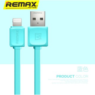 Cáp sạc nhanh Remax RC-008i USB Charge Data Sync 1m Flat Cable for iPhone iOS
