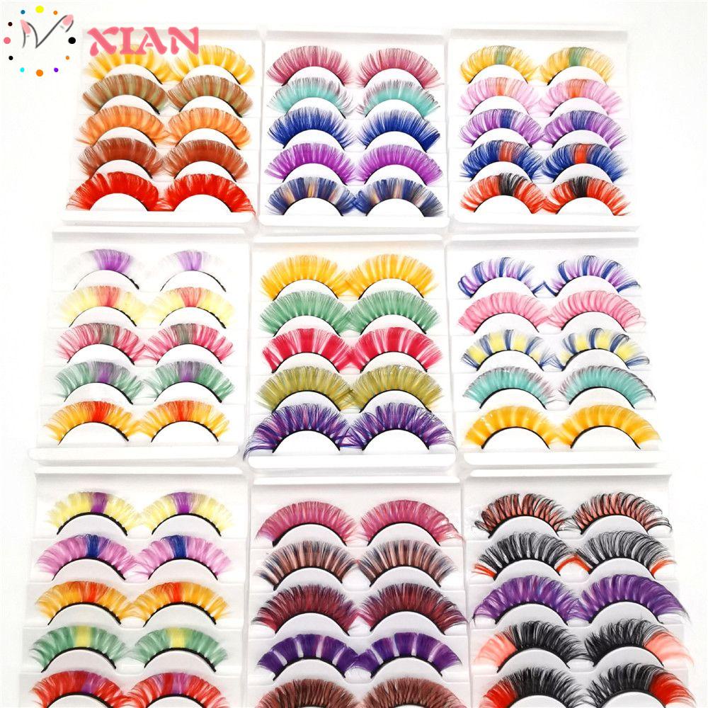 Bộ 5 Cặp Lông Mi Giả Siêu Dày 17-20mm Chất Lượng Cao