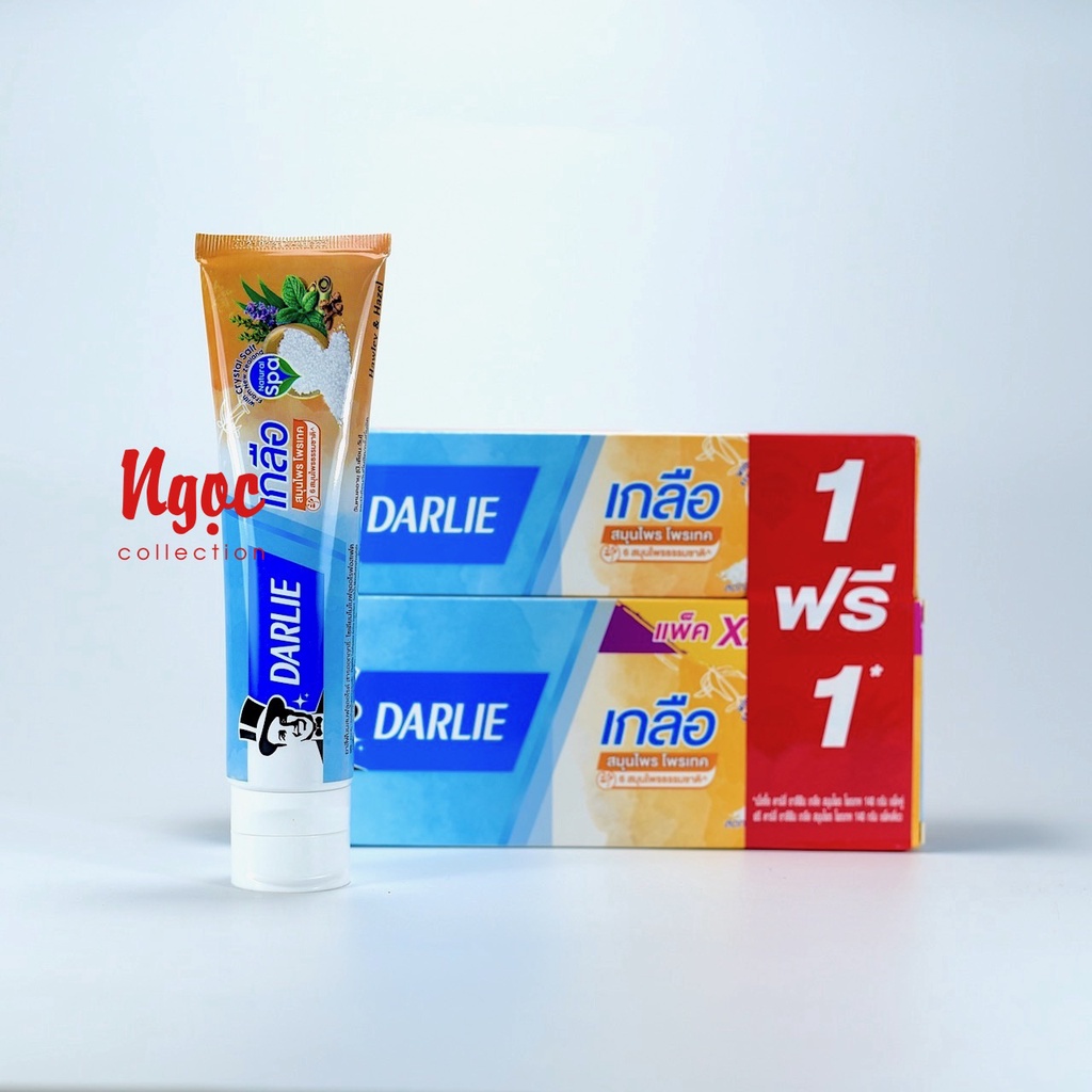 Hộp 03 tuýp kem đánh răng Darlie Muối Thái Lan - Mỗi tuýp 140g