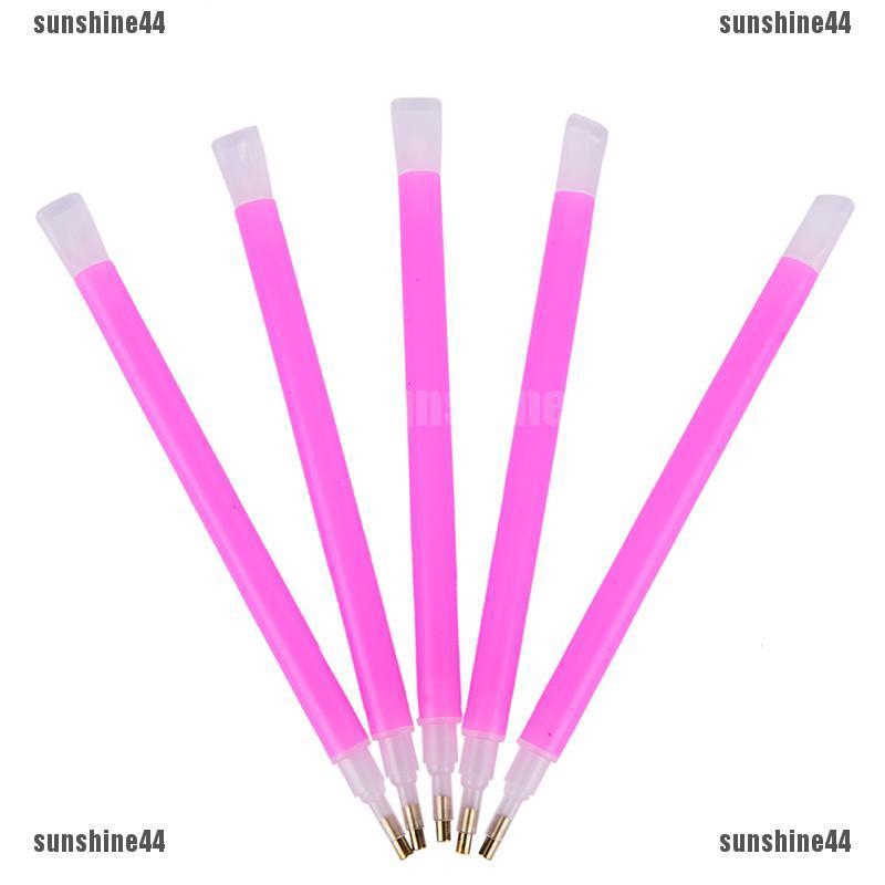 Set 5 Bút Hai Đầu Đính Đá Trang Trí Móng Nghệ Thuật