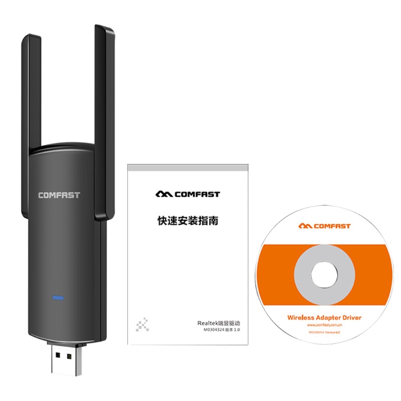 Thiết bị thu sóng wifi băng tần kép không dây Comfast 924AC USB3.0 1300Mbps | BigBuy360 - bigbuy360.vn