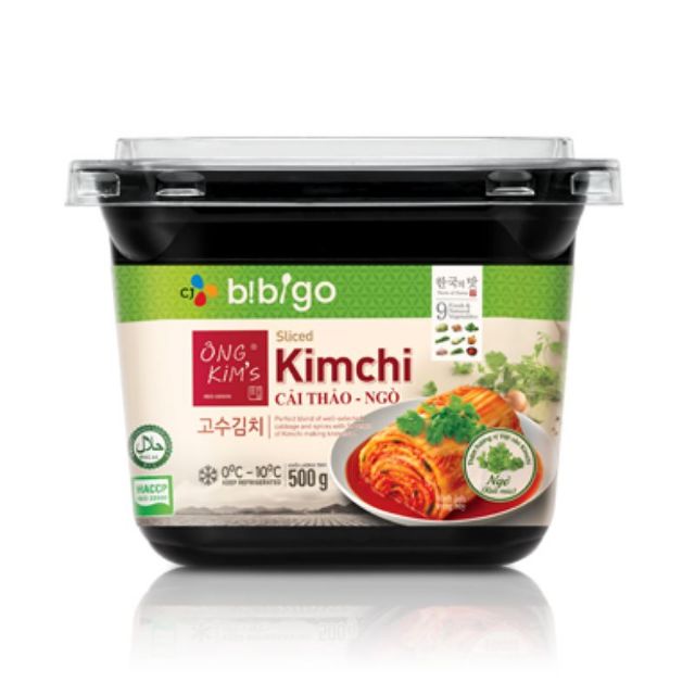 Kim Chi Cải Thảo - Ngò BIBIGO Ông Kim Hộp 500G