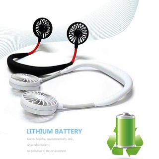 Quạt mini đeo cổ tay sạc điện USB-giao màu ngẫu nhiên