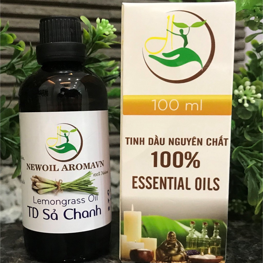Tinh dầu Sả Chanh Lemongrass Trường An Essential Oil, xuất sứ thiên nhiên không pha tạp chất, có giấy kiểm định COA