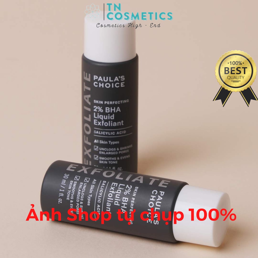 Dung Dịch Tẩy Tế Bào Chết Hóa Học Paula’s Choice Skin Perfecting 2% BHA Liquid 30ml, 118ml TDC1567