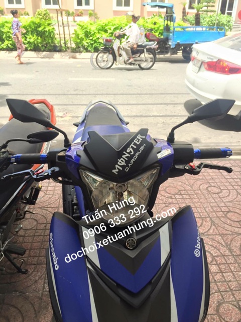 Kính chiếu hậu  x5 racing gắn xe máy - gương xe máy kiểu - đồ chơi xe máy