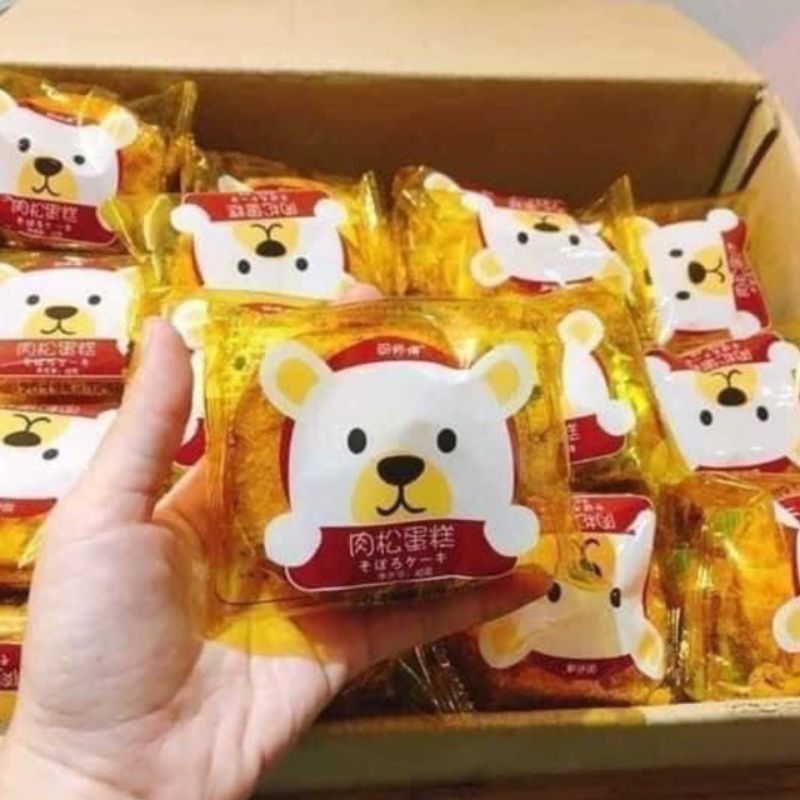 Combo 3 bánh ruốc gấu đài loan
