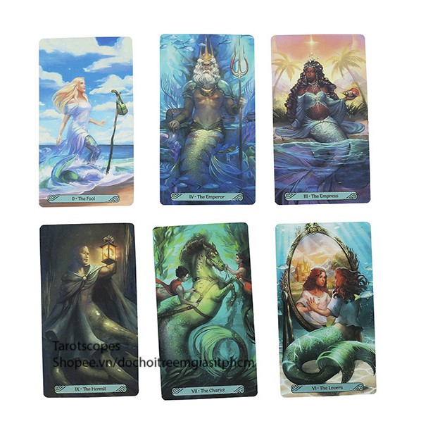 Tarotscopes Bộ bài Tarot Mermaid