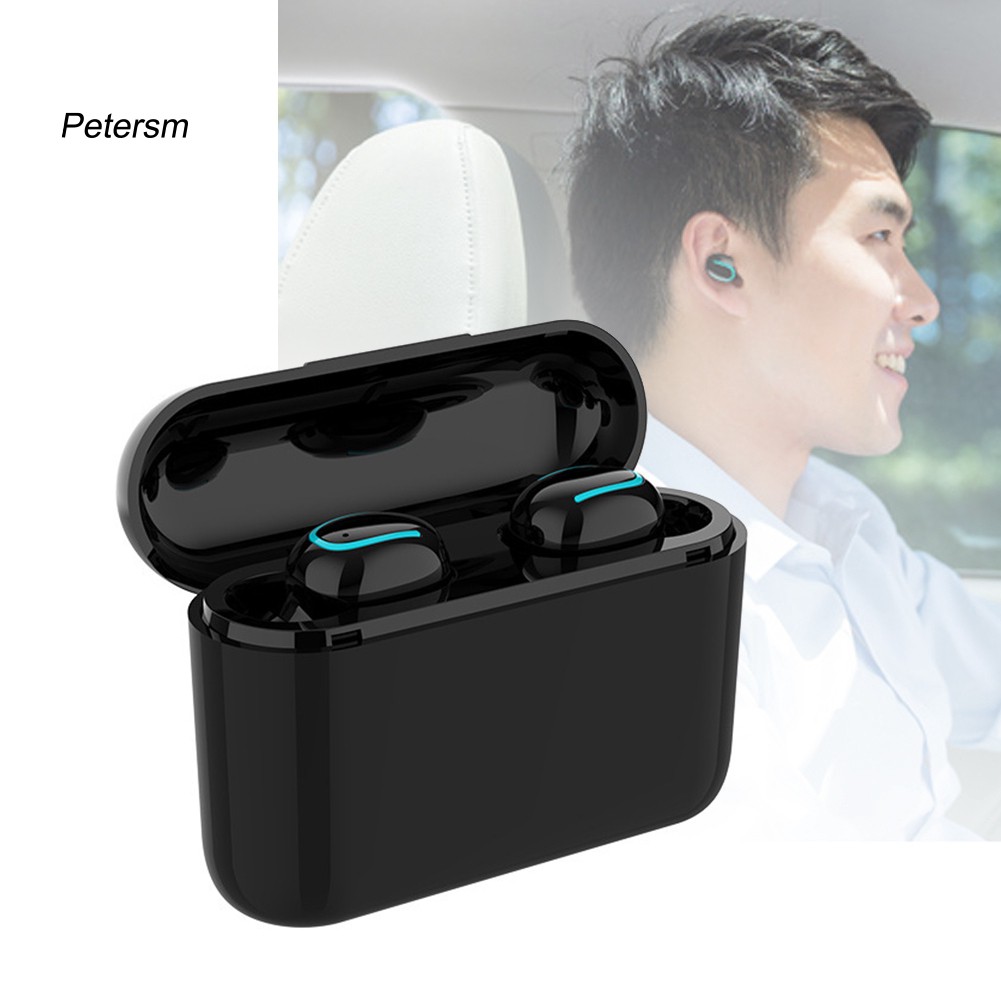 Bộ tai nghe thể thao U8 TWS bluetooth 5.0 không dây kèm hộp sạc và phụ kiện tiện dụng