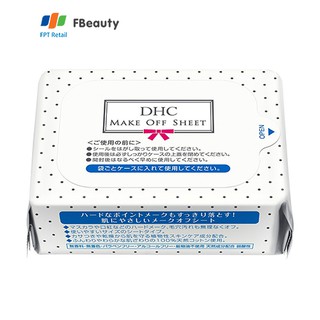 Khăn tẩy trang dhc make-off sheet 50 miếng