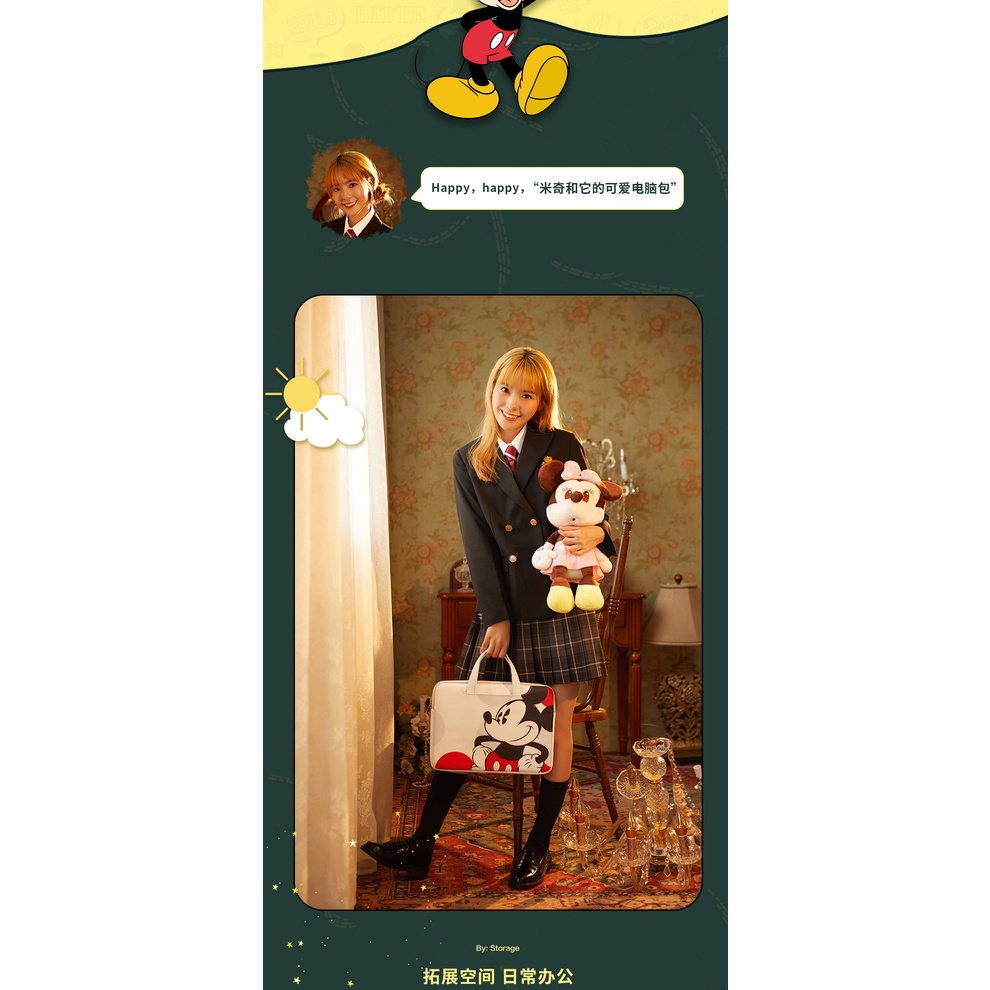 TÚI XÁCH LAPTOP HÌNH MICKEY ĐỎ