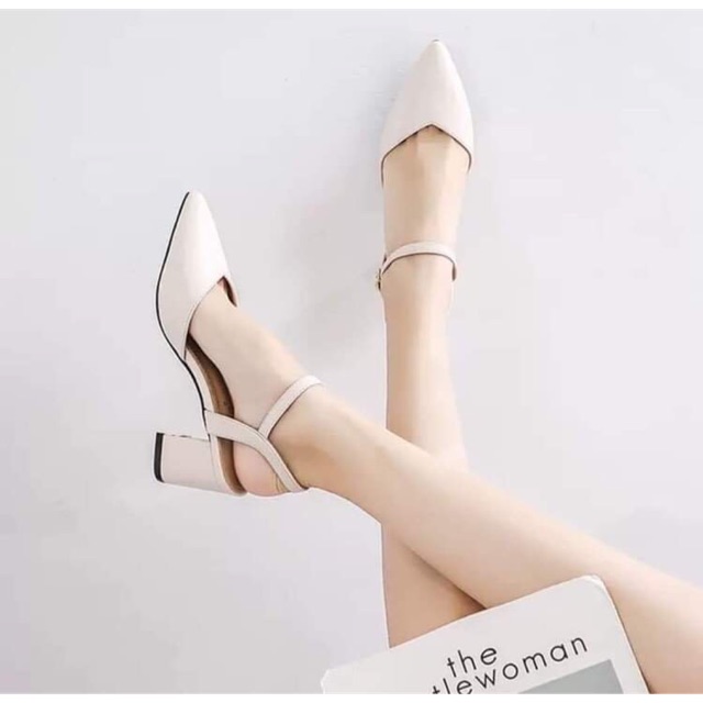 Cao gót da lộn, gót vuông( hàng big sz 30-43)