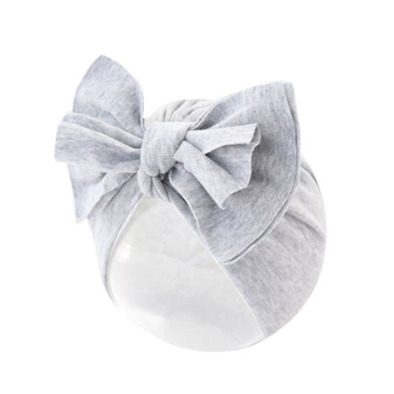 Mũ Beanie Thắt Nơ Kiểu Ấn Độ Bằng Cotton Giữ Ấm Mùa Xuân Thu Cho Bé