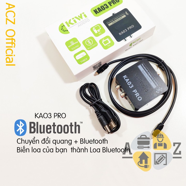 Bộ chuyển đổi âm thanh quang Optical AV có bluetooth KA03 Pro