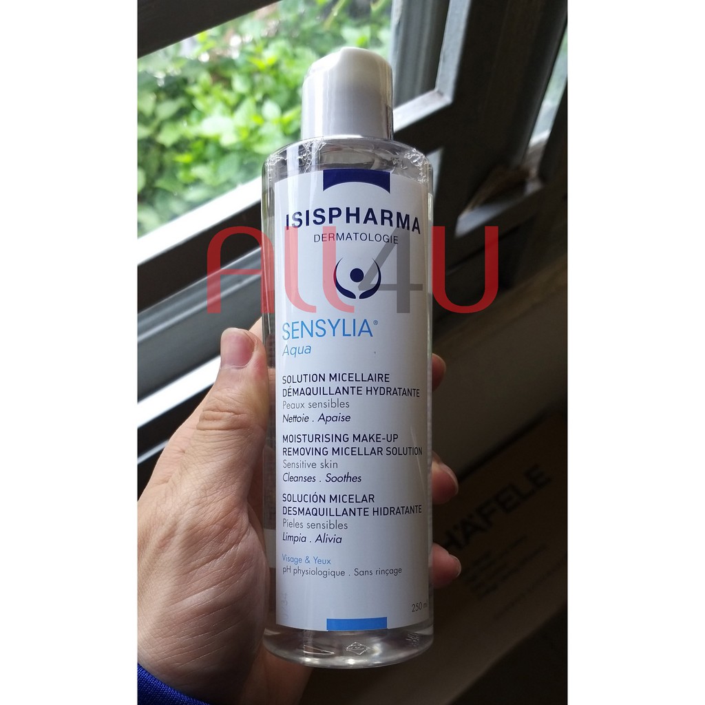 [CHÍNH HÃNG CÓ TEM] ISIS Pharma Sensylia Aqua 250mL - Nước Tẩy Trang Dưỡng Ẩm Cho Da Nhạy Cảm Và Da Thường.