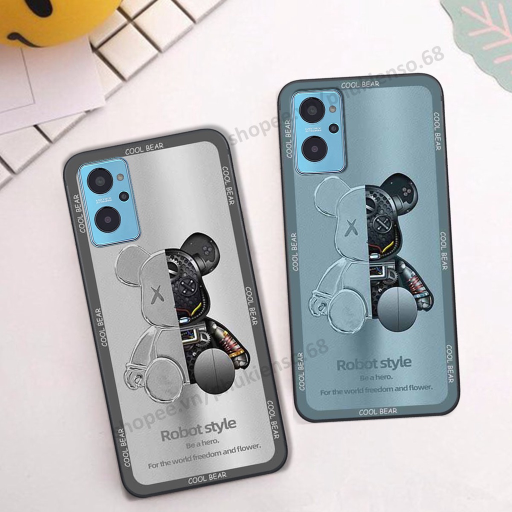 Ốp lưng điện thoại Realme C20 / C21Y in hình gấu bear, kaws, doremon thời trang, ốp lưng cao cấp chất lượng