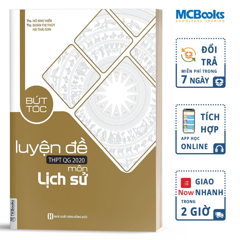 Sách - Bứt Tốc Luyện Đề Ôn Thi THPT QG 2020 Môn Lịch Sử - Kèm App Học Online