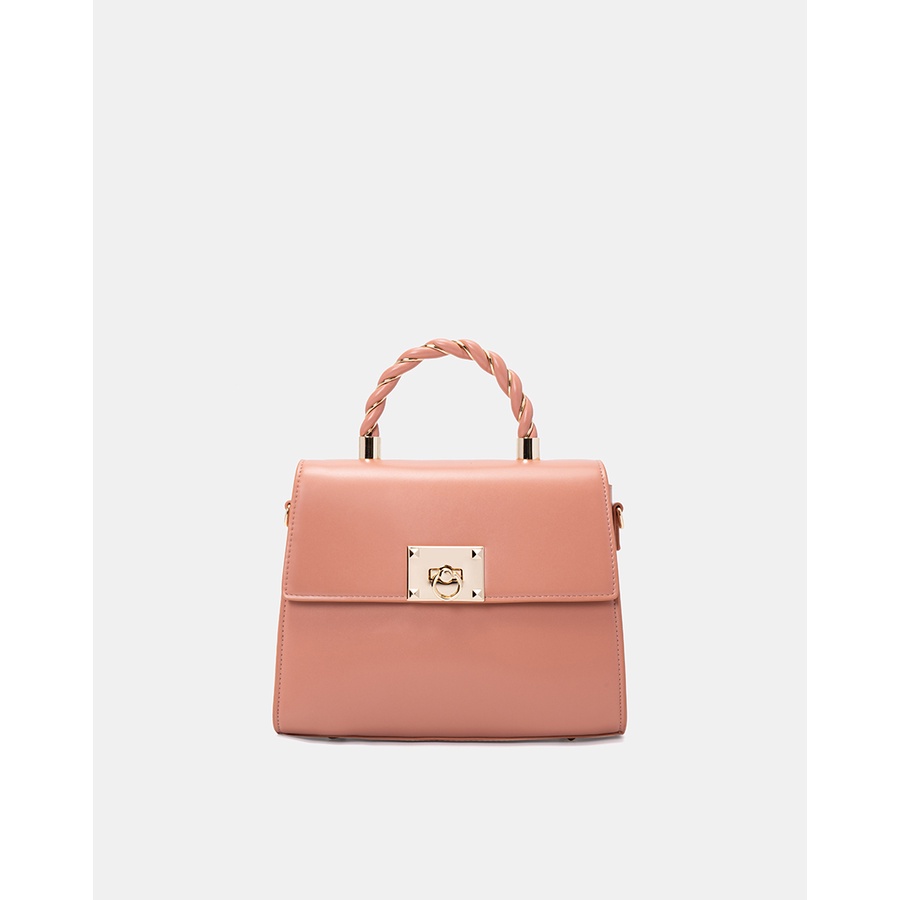 Túi Xách Trung Nữ Thời Trang JUNO Tay Cầm Xoắn TXT254