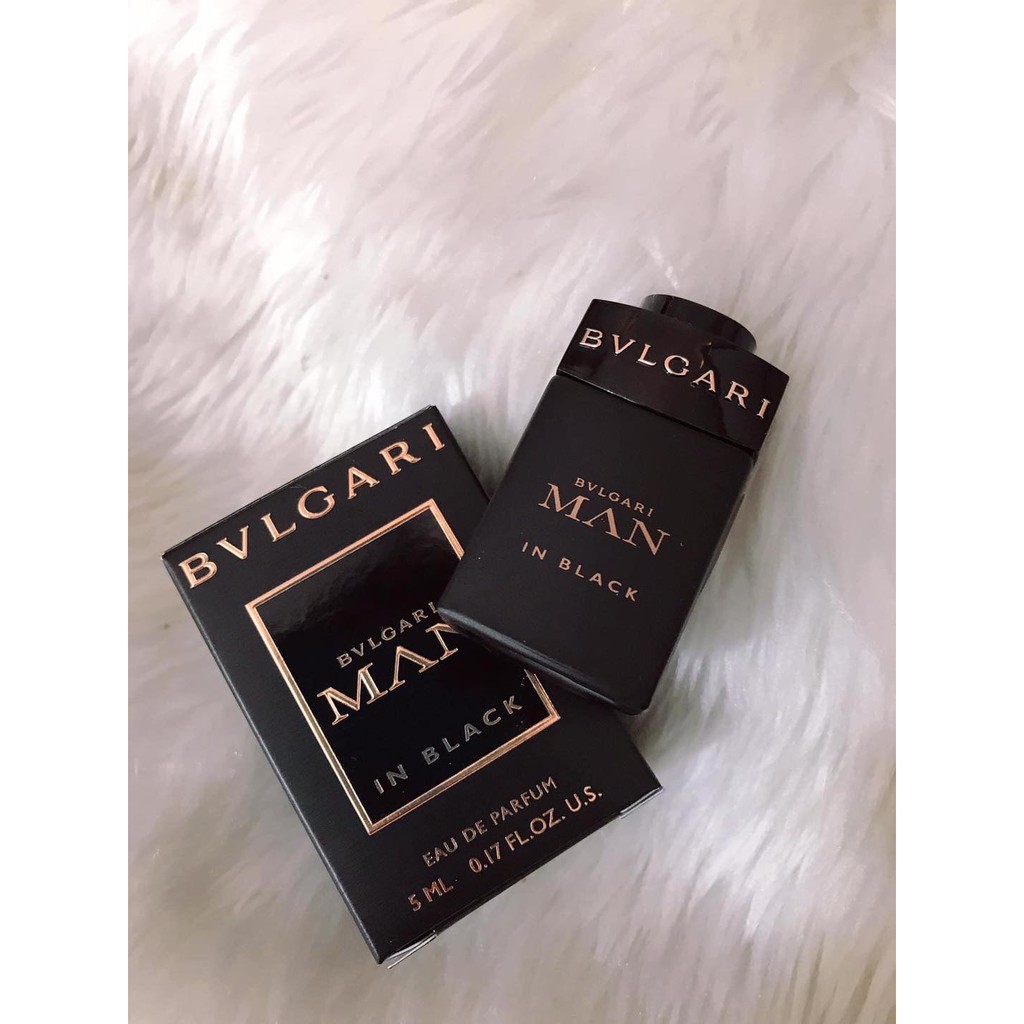 Nước hoa nam Bvl Man in Black EDP 5ml