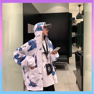 ÁO KHOÁC ULZZANG HÌNH STICH FORM RỘNG SIÊU XINH - ORDER 10 NGÀY bm34