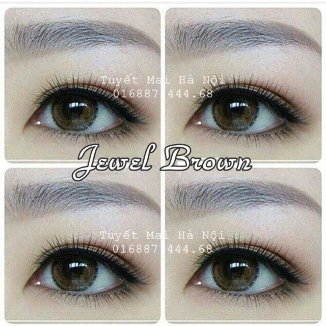 Lens Jewel brown 15mm
