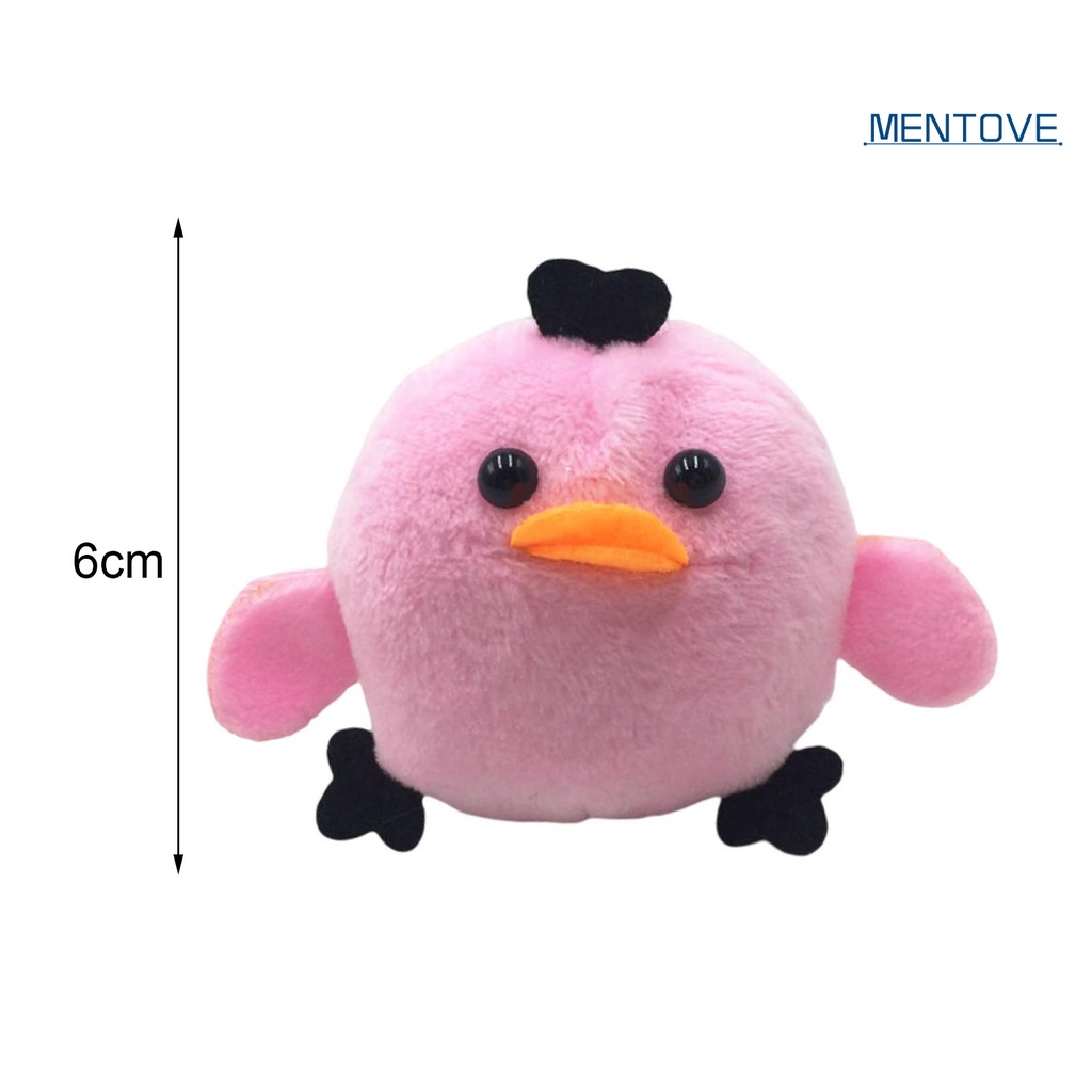 Đồ chơi nhồi bông Hình Gà Con 6cm Dễ Thương Trang Trí Ba Lô