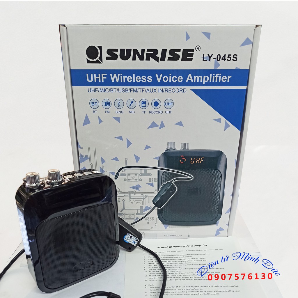 Micro dạy học Sunrise Ly-045S (mic trợ giảng)