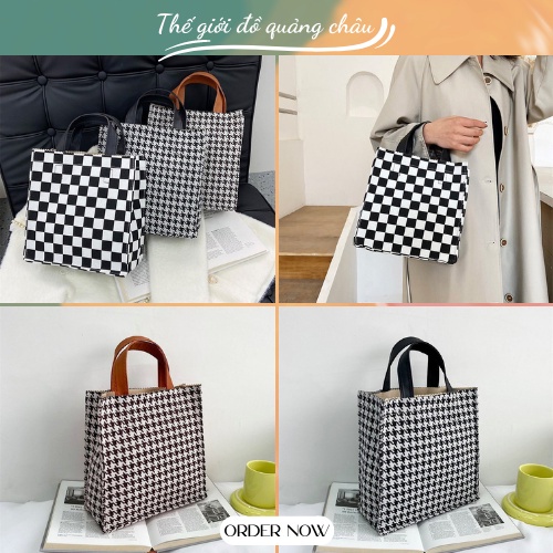 Túi vải canvas mẫu mới thời trang dành cho nữ phong cách Hàn Quốc (6875)